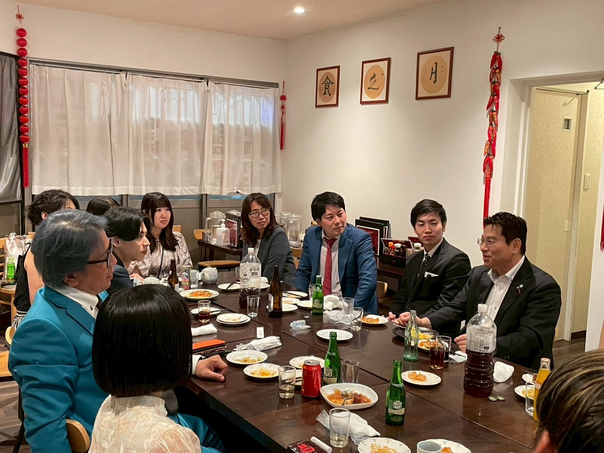現職国会議員との懇親会